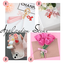 72 шт. 12 подвески из цинкового сплава с эмалью светло-золотистого тона&nbsp;ENAM-PH0002-18