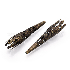 Железные филигранные крышки шарика IFIN-TAC0002-13AB