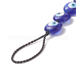 Кулон лэмпворк ручной работы от сглаза HJEW-JM00910