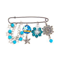 Не тускнеющие английские булавки из нержавеющей стали 304 фурнитура для брошей STAS-I673-05P