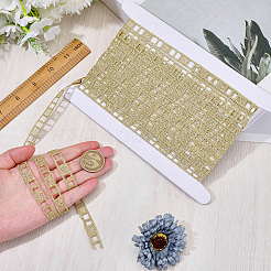 7.5 ярд полиэстеровой кружевной отделки&nbsp;SRIB-GF0001-54B