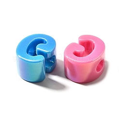 УФ-покрытие непрозрачные акриловые европейские бусины SACR-Z007-01G