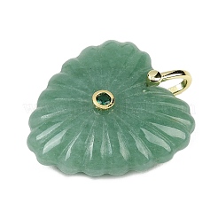 Резные подвески из натурального зеленого авантюрина&nbsp;G-C276-01G-07