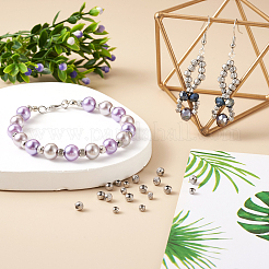 120 шт. 6 шт. разделительные бусины из нержавеющей стали 303 STAS-MP0001-02