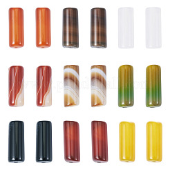 36 комплект из 9-х бусин натурального агата&nbsp;G-TA0002-75