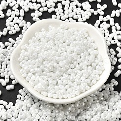 Непрозрачные цвета блестящие стеклянные бусины&nbsp;X1-SEED-B001-01A-12