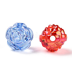 Прозрачные акриловые цветочные бусины&nbsp;TACR-T028-02