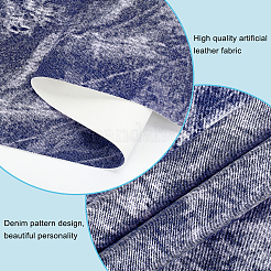 Ткань из искусственной кожи с рисунком для струйной печати DIY-WH0308-543