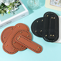 8 шт. 8-цветное дно сумки из искусственной кожи&nbsp;FIND-BBC0004-54