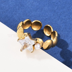 Кольца-манжеты из нержавеющей стали 304 для женщин&nbsp;RJEW-S639-03G