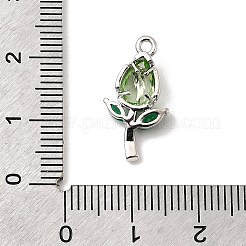 Латунные микро проложить кубического циркония подвески&nbsp;KK-D408-01P