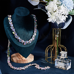 1 ярд (91.4 см) железные стеклянные стразы-цепочки&nbsp;FIND-GF0002-38A