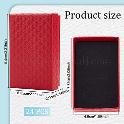 Прямоугольная картонная подарочная коробка CON-WH0087-97B