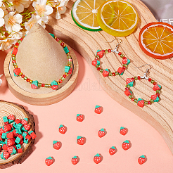 300шт бусины из полимерной глины ручной работы CLAY-SC0001-94