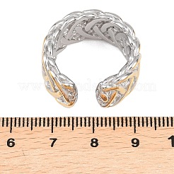 Открытые кольца манжеты из нержавеющей стали 304&nbsp;RJEW-H267-02GP