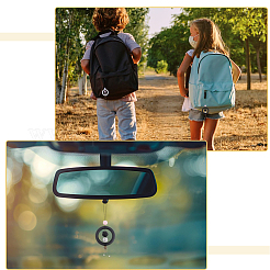 10шт 2-х цветные кольцевые силиконовые бусины&nbsp;SIL-DC0001-79