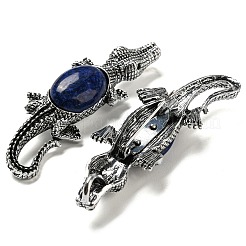 Брошь из сплава с крокодилом из сплава двойного назначения JEWB-C026-01D-AS