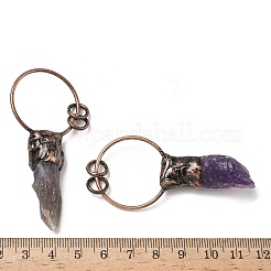 Природный аметист большие кулоны&nbsp;G-H332-06R-01