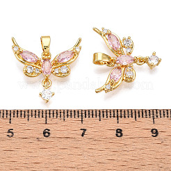 Латунные микро проложить кубического циркония подвески&nbsp;KK-N254-224G
