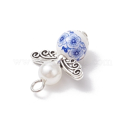 Подвески из фарфора и керамики с изображением ангела PALLOY-JF03359-05