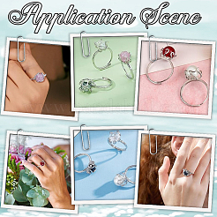 3 шт. 3 стиля регулируемых латунных колец FIND-SC0016-75