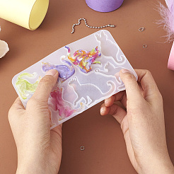 1 шт. силиконовая форма для подвески в виде кошки&nbsp;DIY-TA0006-20