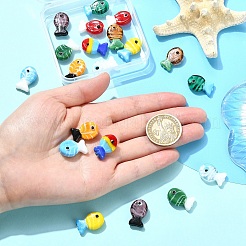 20шт 10 цвета бусины лэмпворк ручной работы&nbsp;LAMP-YW0004-13