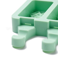 Пищевые силиконовые Молды для мороженого прямоугольной Молды «сделай сам»&nbsp;DIY-D062-06A