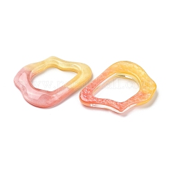 Кабошон из полупрозрачной смолы с декодированием&nbsp;RESI-M040-03A