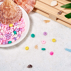 4 нитка 4 вида бусин из полимерной глины ручной работы CLAY-CW0001-05