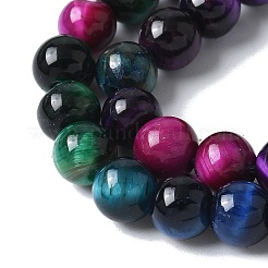 Природных тигровый глаз бисер нитей X-G-B133-A02-6MM-06