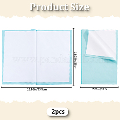 2шт 4-х слойная салфетка для полировки серебра TOOL-BBC0001-08A