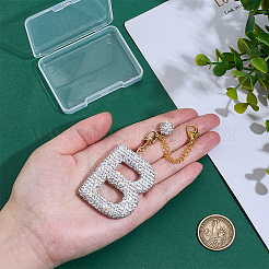 Полимерная глина стразы бусины подвеска украшение&nbsp;HJEW-PH02048-02