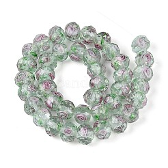 Бусы лэмпворк ручной работы&nbsp;LAMP-N037-01F