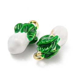 Латунь эмаль подвески&nbsp;X-KK-P258-17C-G