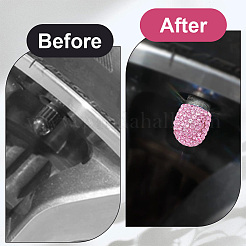 16 шт. колпачки для вентилей шин из полимерной глины и страз&nbsp;FIND-NB0006-71A