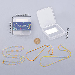 3 шт. 3 стиля цепочек из нержавеющей стали 304&nbsp;STAS-SC0002-76G