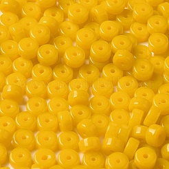 Непрозрачные цветные стеклянные бусины&nbsp;SEED-E001-P3x6mm-07