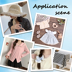 12 ярд 6-х стилей ленты для вышивки из молочного волокна OCOR-CY0001-81