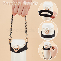 2шт. 2-цветный силиконовый ремешок для ручки чашки AJEW-PH0011-90