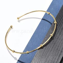 Браслеты-манжеты из нержавеющей стали 304 для женщин AJEW-P127-03G