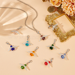 Стеклянный кулон украшение&nbsp;HJEW-AN00003