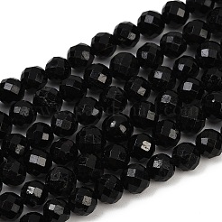 Натуральный черный турмалин бисер нитей G-G927-46