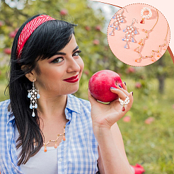 30 шт. 4-х цветные подвески из золотистого латунного стекла KK-GA0001-65