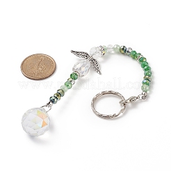 Ловцы солнца из прозрачного стекла ангел и капля HJEW-JM00841