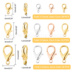 Карабин-лобстер из цинкового сплава PALLOY-PH0001-54-RS