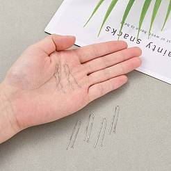 Фурнитура для сережек-гвоздиков из стерлингового серебра с родиевым покрытием&nbsp;STER-G022-04P