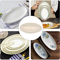 Незаконченный овальный набор из липы&nbsp;DIY-WH0292-48