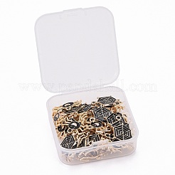 50шт 2 стиля подвески из сплава с покрытием из легкого золота ENAM-LS0001-28LG