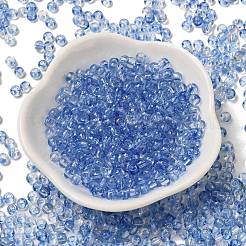 Прозрачные цвета стеклянные круглые бусины&nbsp;SEED-F006-05A-06